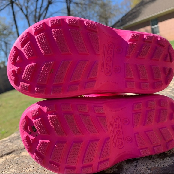 Crocs Handle It Kids Pink Rain Boots size 8 8C - Picture 8 of 10